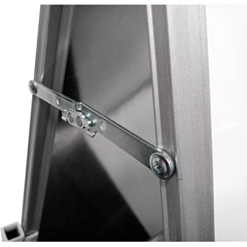 Флипчарт мольберт двусторонний комбинир.BoardSYS, h 1,0м, алюм.цветная рама