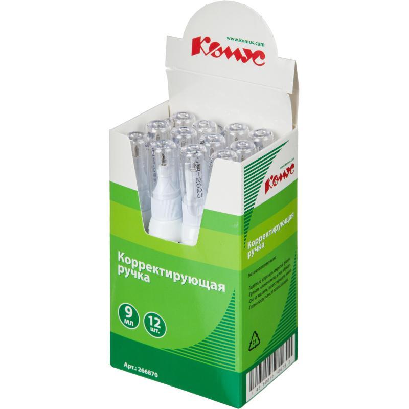 Корректирующий карандаш 9мл КОМУС, метллический наконечник