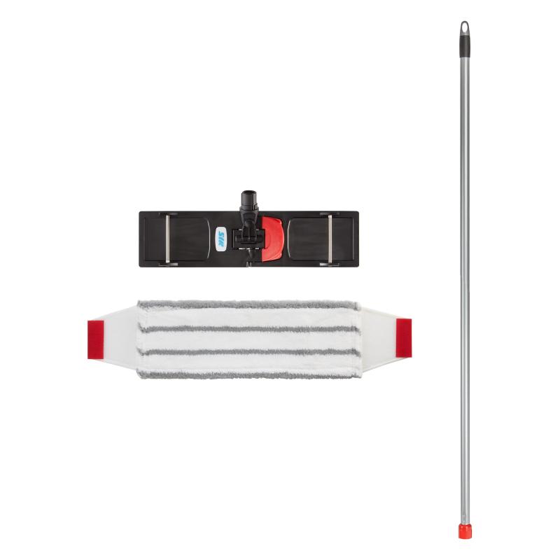 Швабра для пола SYR красная с плоским мопом 99465236K