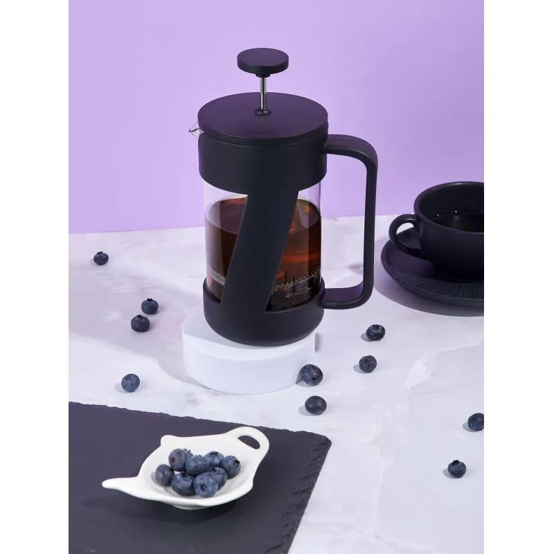 Френч-пресс 600мл Дзелинда боросил.стекло, пластик ручка (B095)