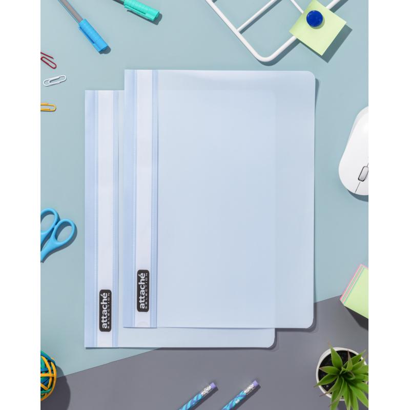 Скоросшиватель пластиковый Attache Selection Breeze, А4, 200мкм, 5шт/уп