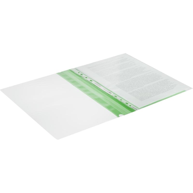 Скоросшиватель пластиковый Attache, А4, Элементари, зеленый 10шт/уп