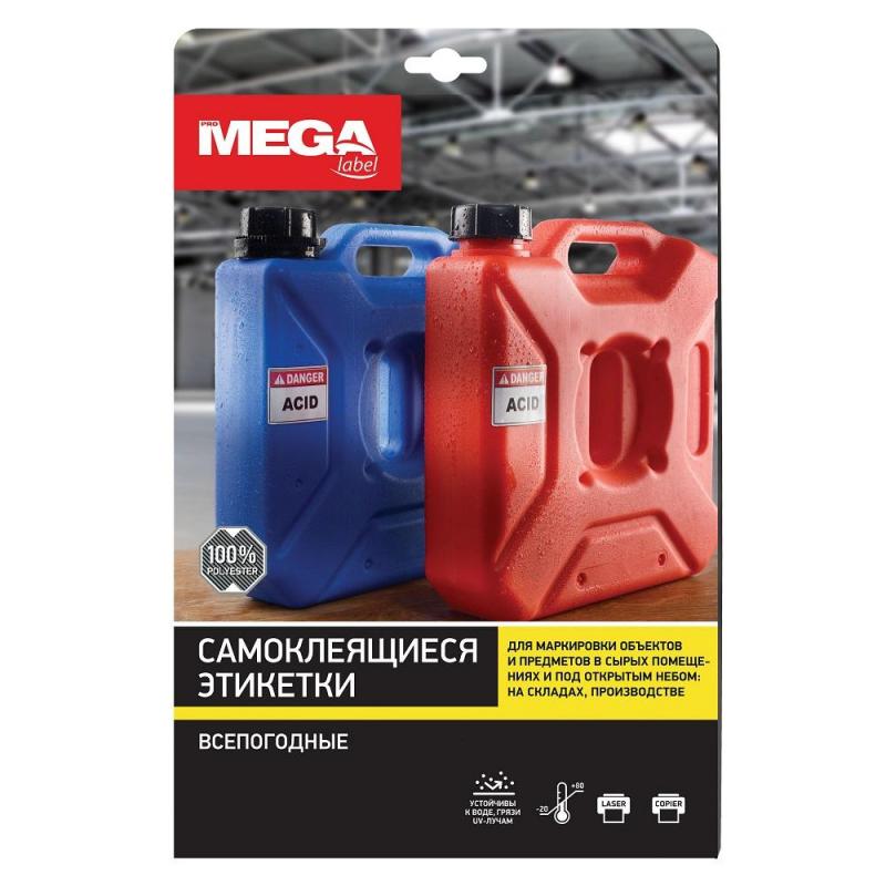 Этикетки самоклеящиеся Всепогодн,бел,99.1х42.3мм.12шт на лисА