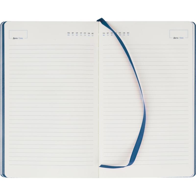 Ежедневник недатированный ATTACHE FLEX синий А5, 136 л. бежевый блок