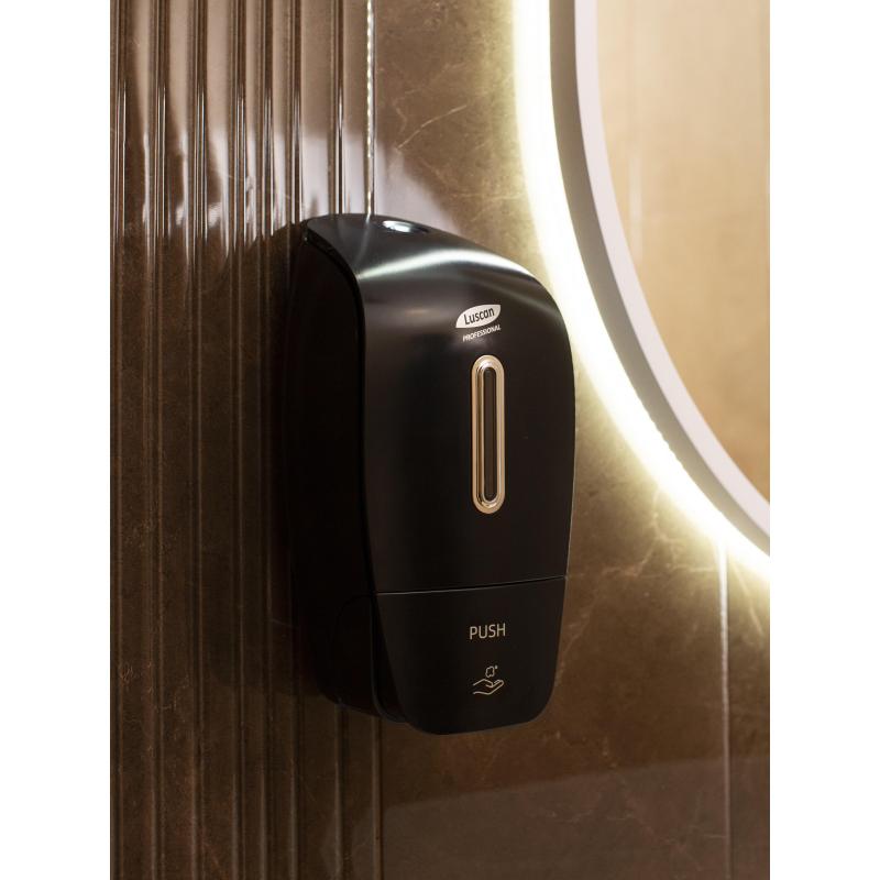 Дозатор для мыла-пены Luscan Prof Etalon 800мл черный 151053