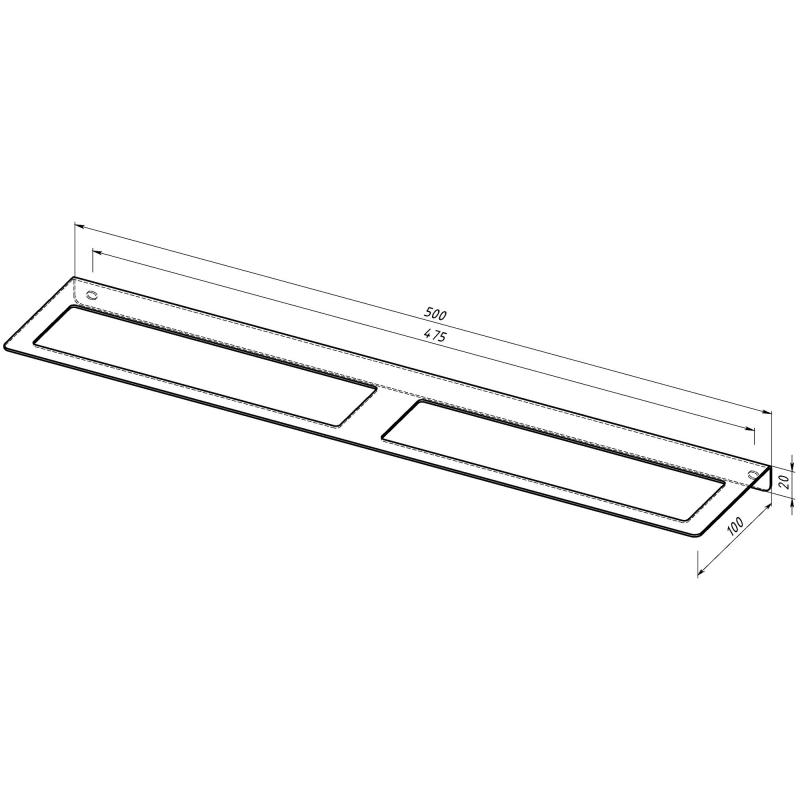 Держатель для хранения скотча, клейкой и малярной ленты, настенный, черный