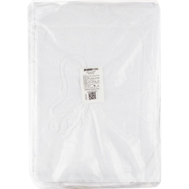 Набор полотенец махровых ножки Luscan/Oтель 650г/м2, 50х70 бел, 10шт/уп