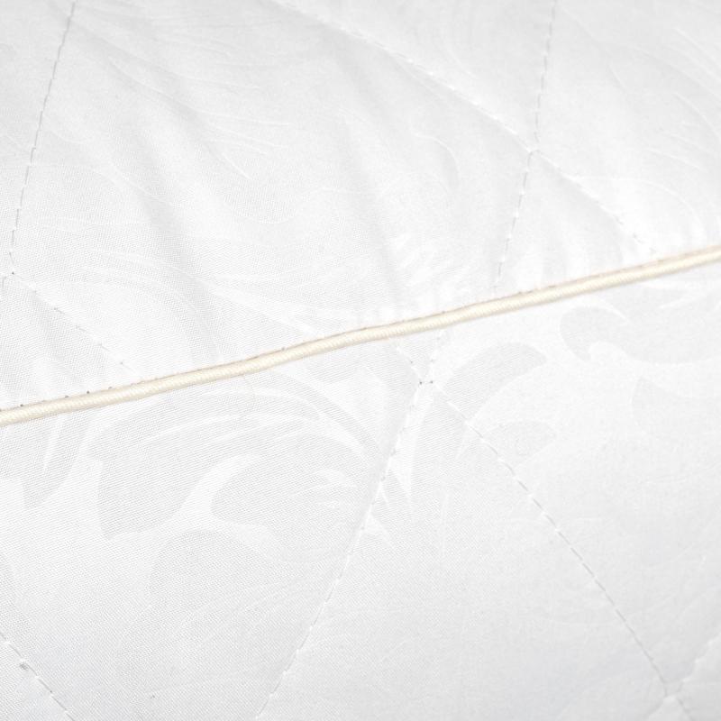 Подушка Luscan 50х70 см стеганная микрофибра/верблюжья шерсть, с кантом