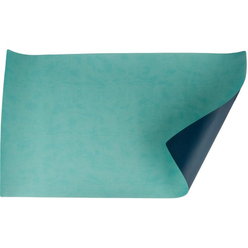 Коврик на стол Exacompta 60х35см экокожа гибкий две стороны син/гол 29122E