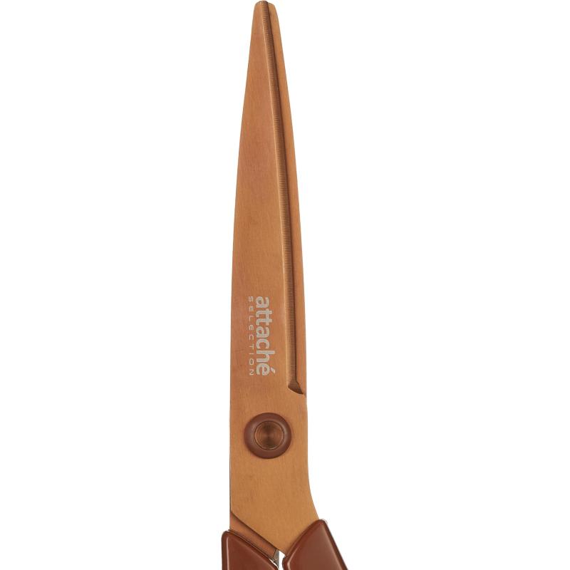Ножницы Attache selection 3D, 210 мм,покрытие Titanium coffe,цвет кофе