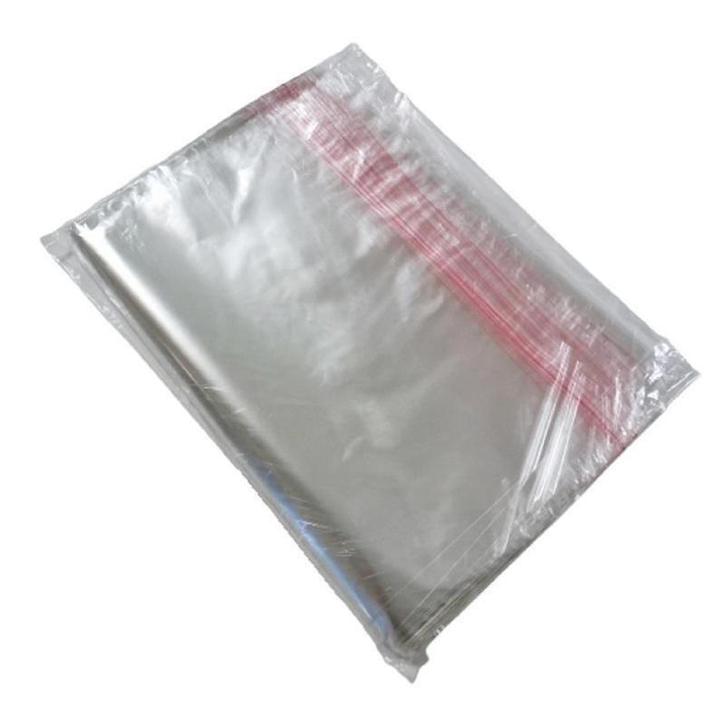 Пакет фасовочный ПП 40x50+5  с клеевым клапаном 20мкм 100 шт/уп