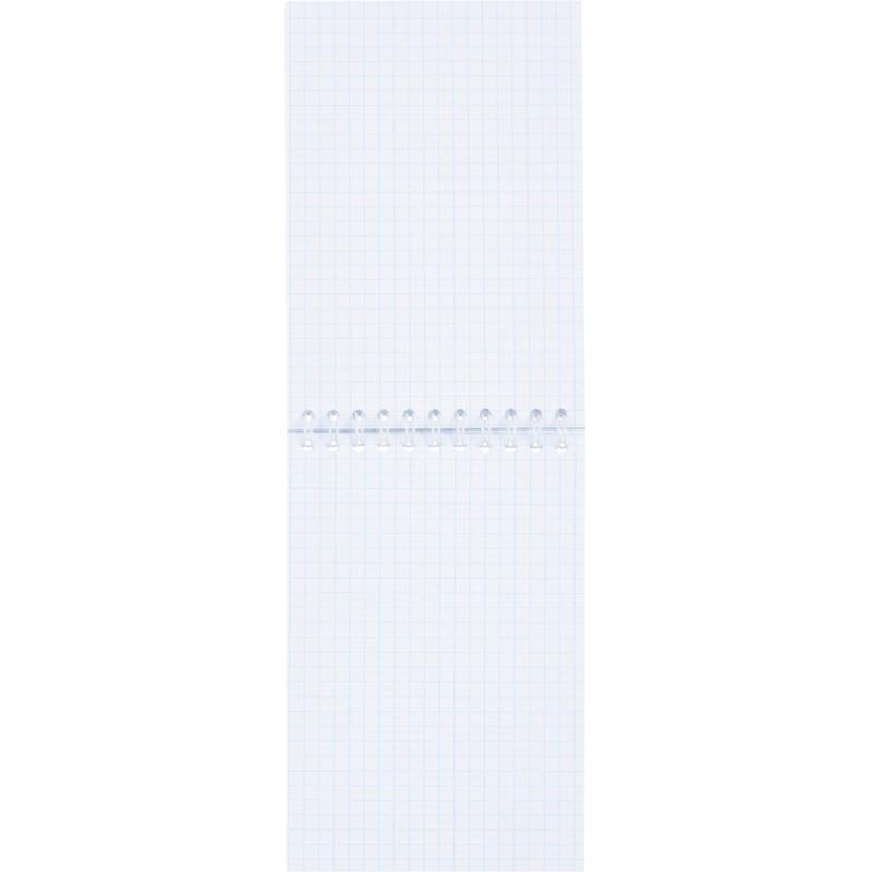 Блокнот А6,80л,кл,греб,карт.обл+УФ-лак Attache Selection FluidФиолетовый