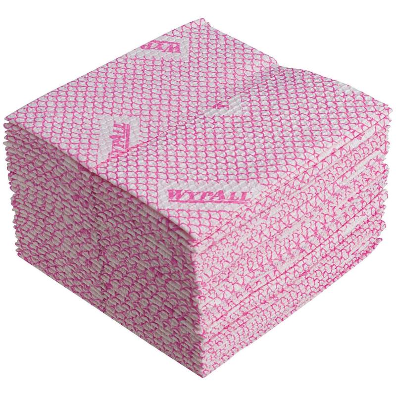 Материал протирочный нетканый WypAll X80 Plus красный 30л/уп 19127 (KFC)