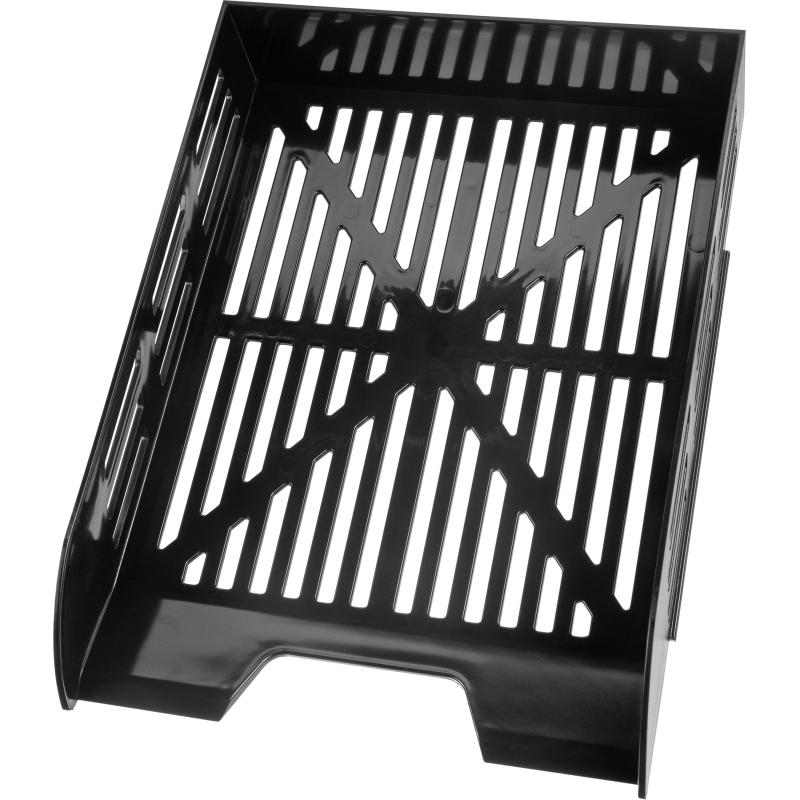 Лоток горизонтальный для бумаг Выбор есть сетчатый непрозрачный черный