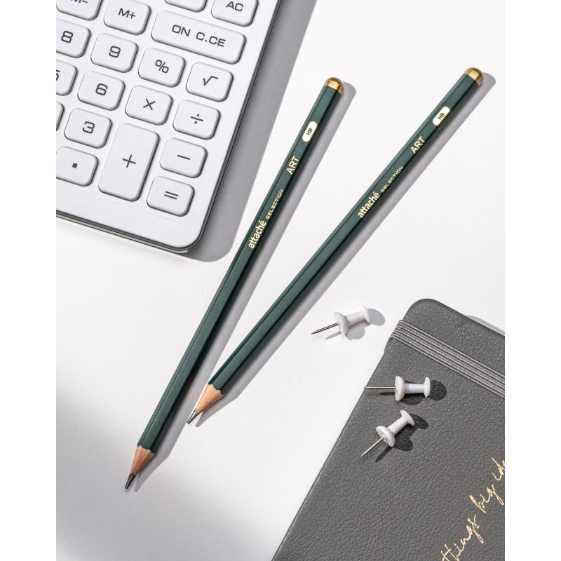 Карандаш чернографитный Art, HB, шестигр, б/ласт