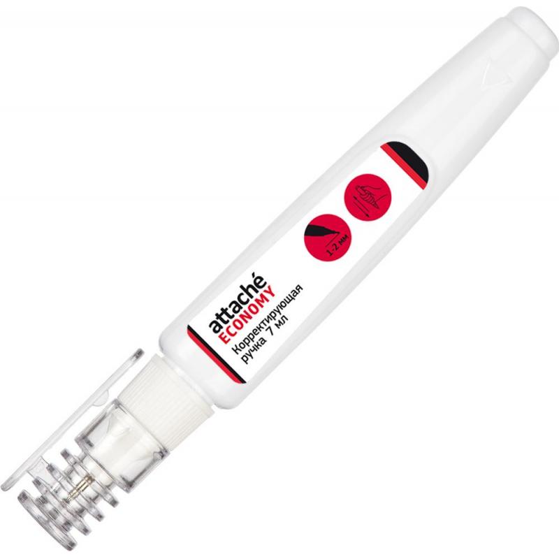 Корректирующий карандаш 7мл Attache Economy, мета ллический наконечник