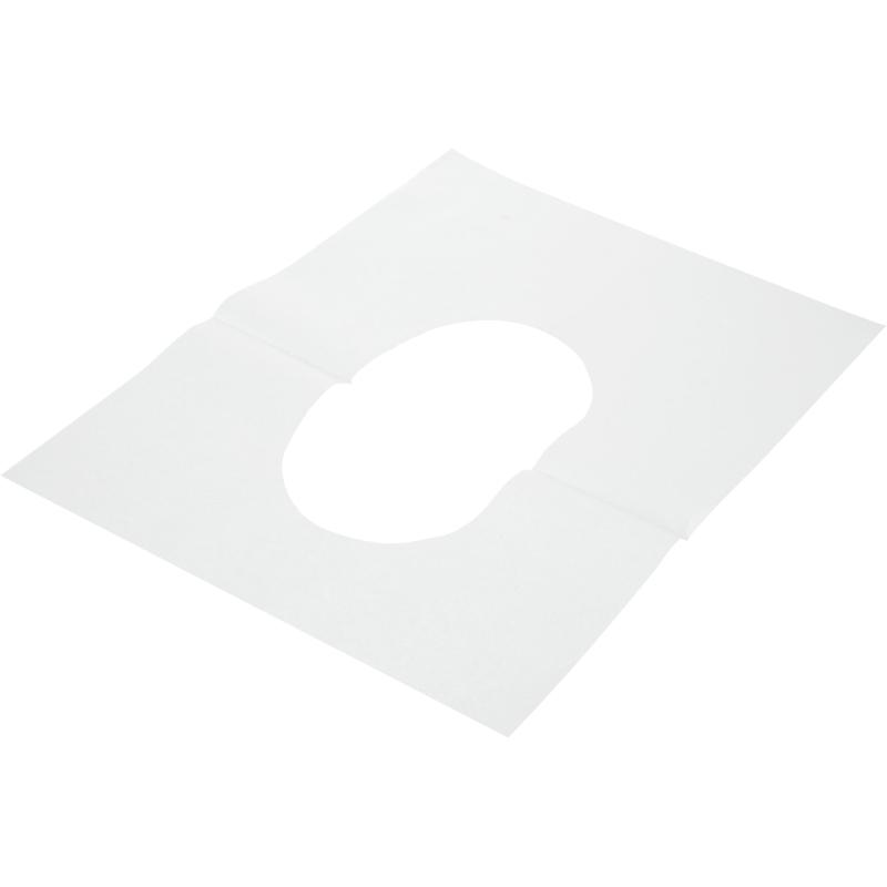 Одноразовые покрытия на унитаз Luscan Professional Etalon 1/2 слож 250шт/уп