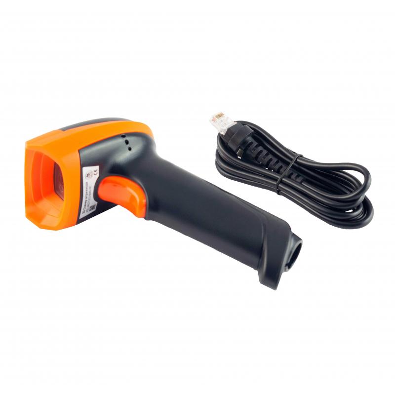 Сканер штрих кода 2D МойPOS MSC-6607C2D (проводной, USB), оранжевый