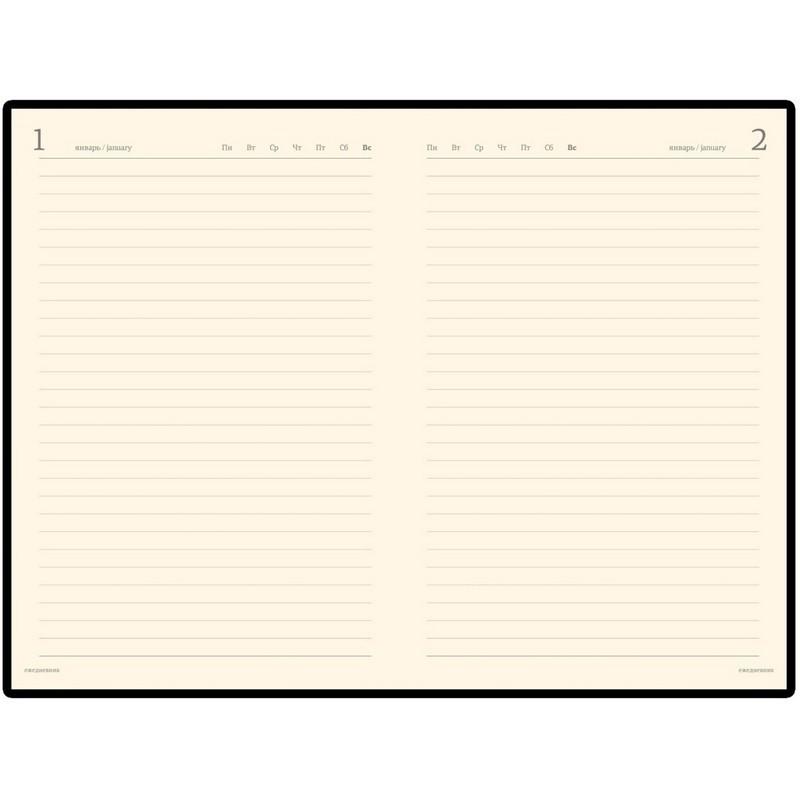 Ежедневник полудатированный коричн,A5,152х222мм,416 стр,Br.V.PROFY 3-073/03