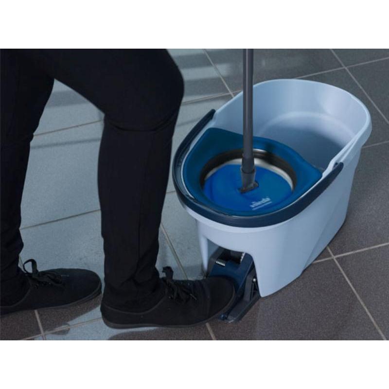 Комплект для уборки Vileda УльтраСпин Мини 158010 голубой стелескоп.ручкой