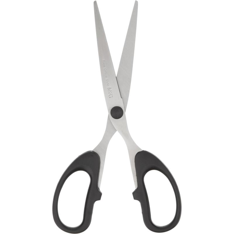 Ножницы канцелярские M&G, 195 мм, нержавеющая сталь, цвет в ассорт