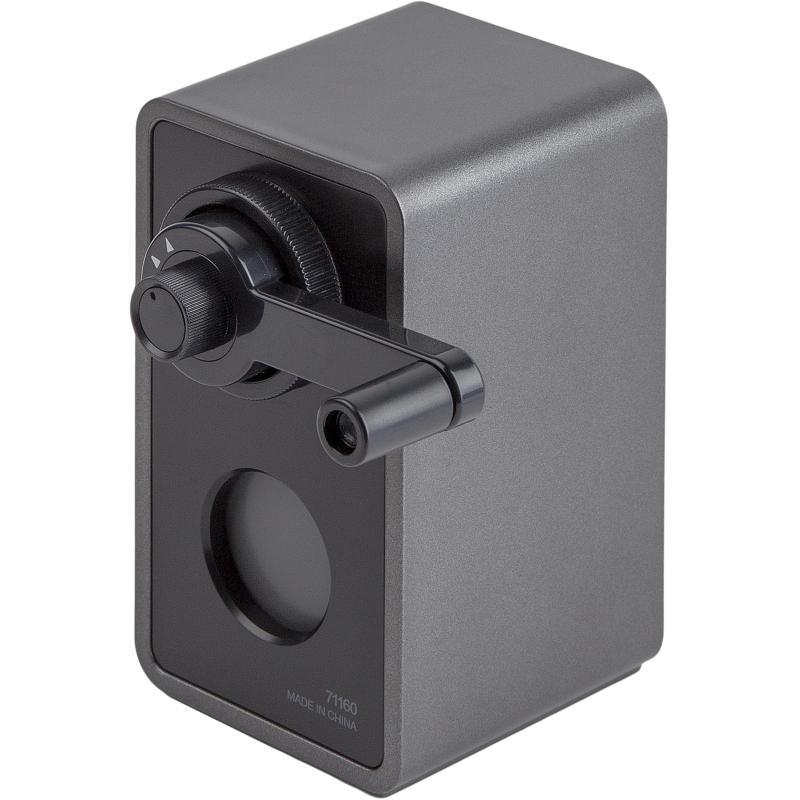 Точилка механическая Deli, 1 отв., в картонной коробке, черный