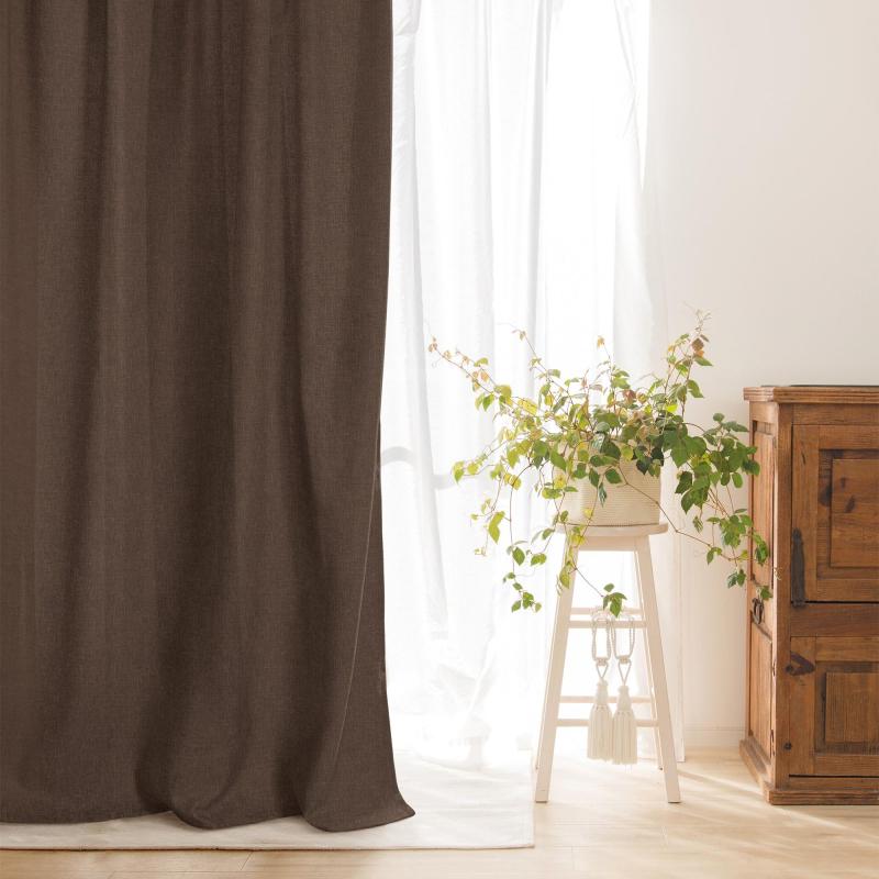 Штора Волшебная Ночь, Рогожка 165х270 см Шоколад 767272