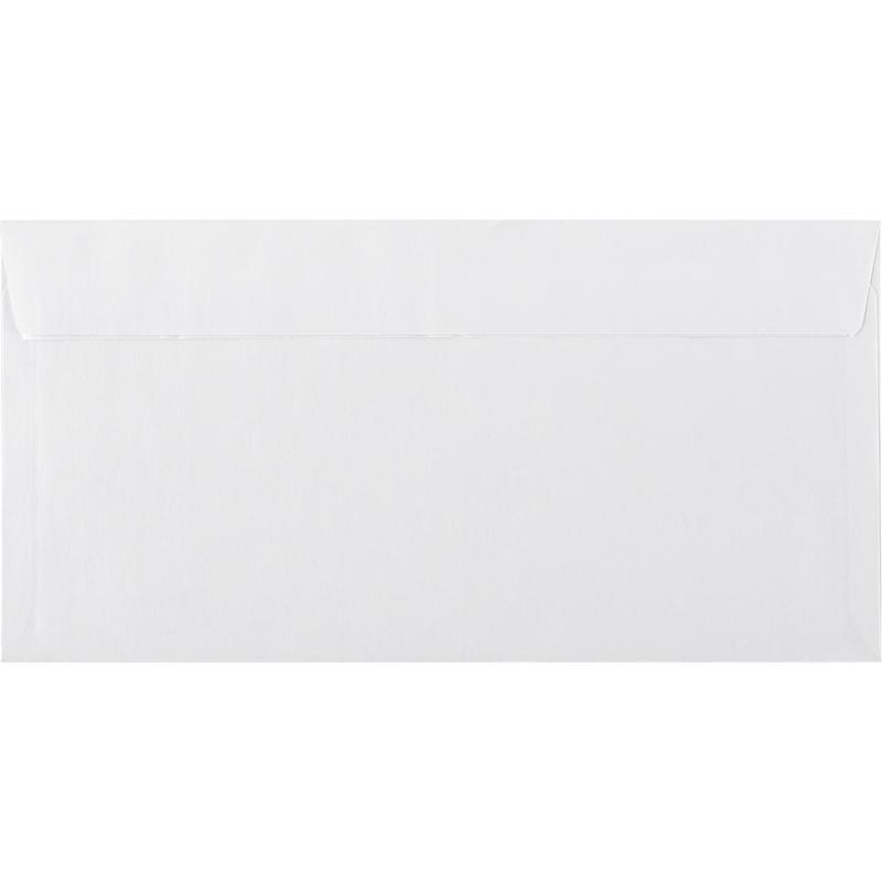 Конверт белый E65стрип 110х220 80г КОМУС 50 шт/уп