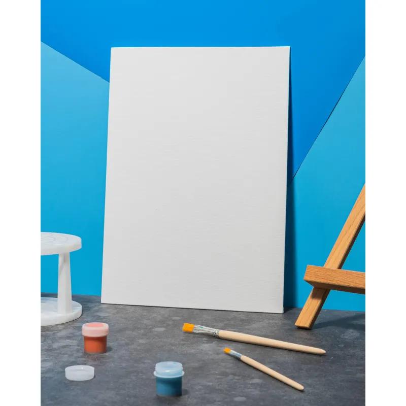 Холст на картоне Комус Арт Студия 25х35см,100% хлопок,мелкое зерно,280г/м2