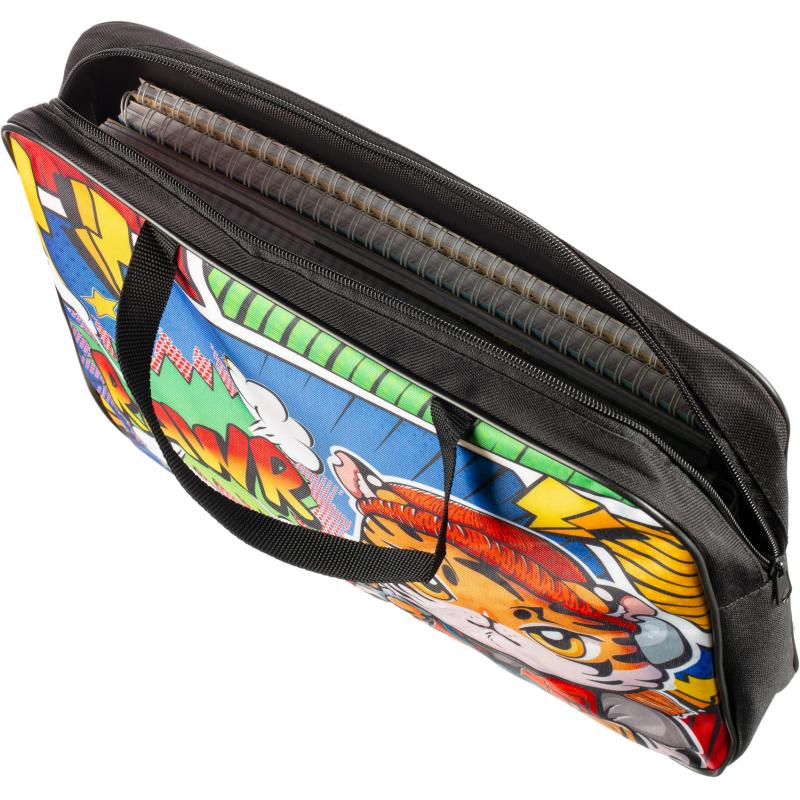 Папка школьника А4 с ручками ПШ-11, МОДНЫЙ ТИГРЕНОК