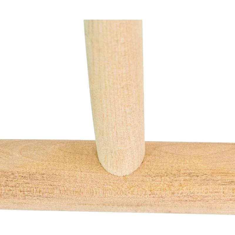 Швабра деревянная плоская на черенке 1 сорт