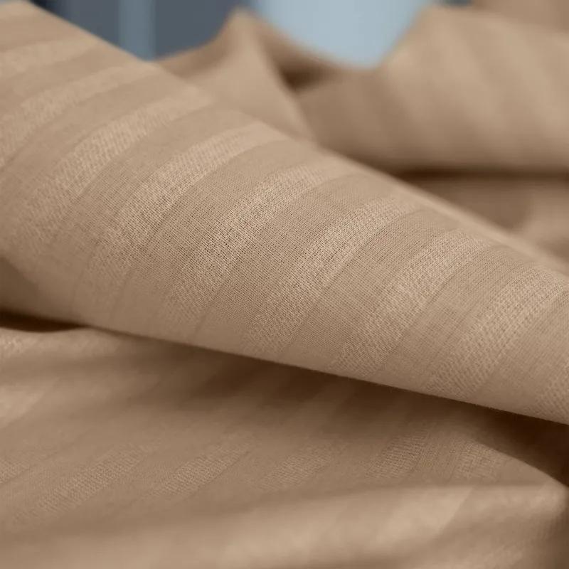 Простыня 2сп 200х220 см, страйп-дизайн, 105г/м2, Coffee cream 789230