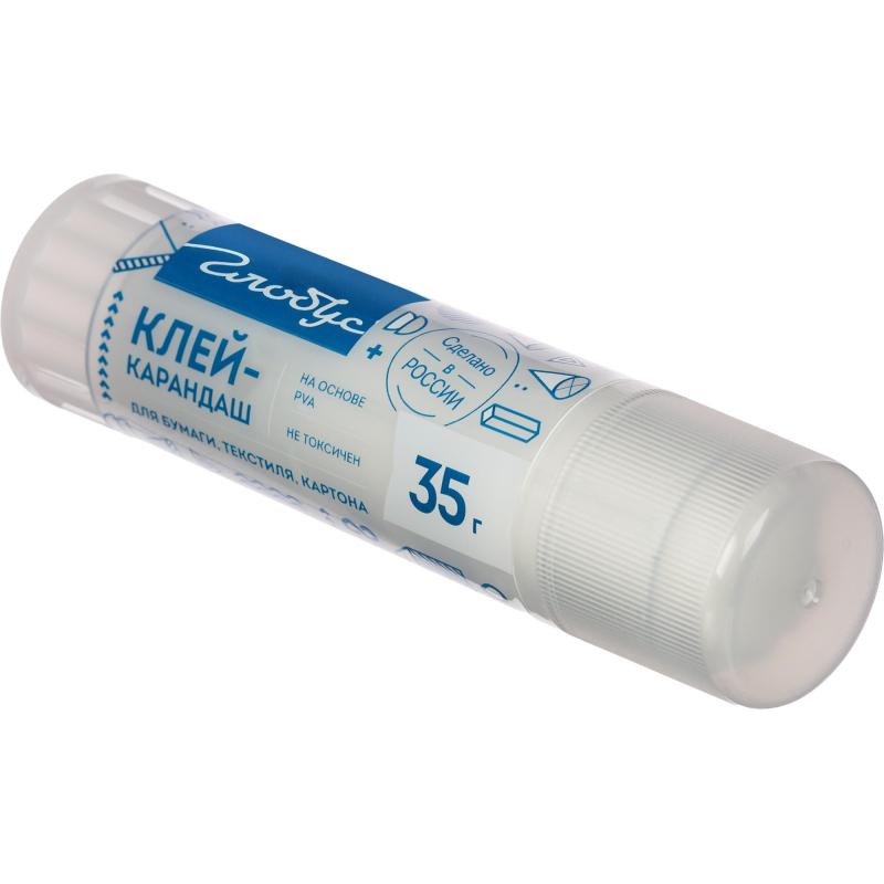 Клей-карандаш 35г Глобус ПВП 1024