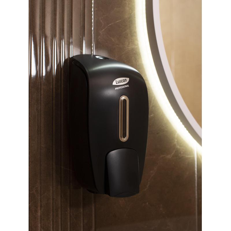 Дозатор для жидкого мыла Luscan Prof Etalon 800мл черный 151051