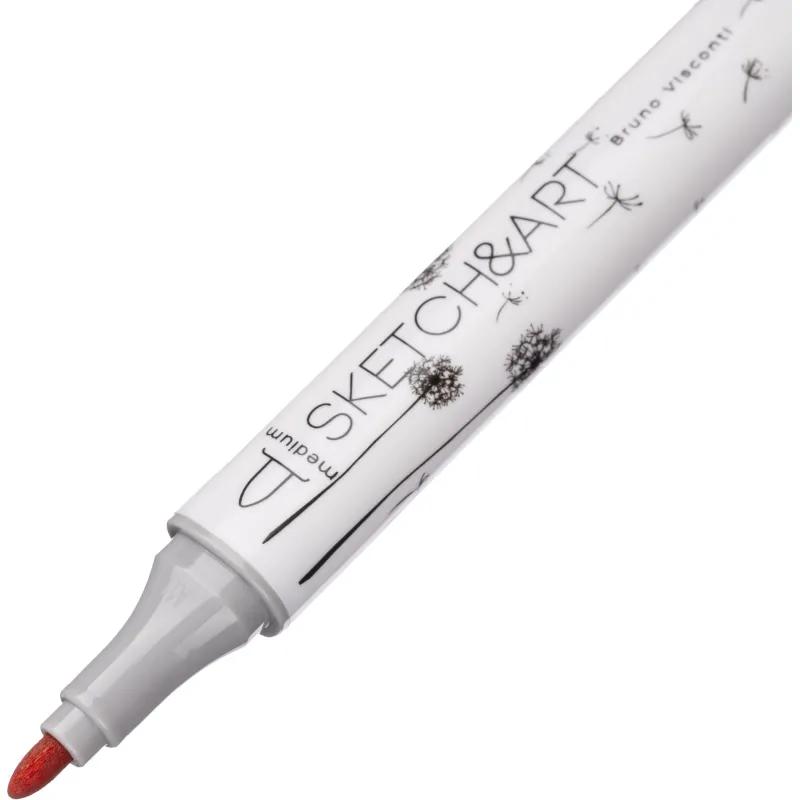 Набор маркеров ДВУС.СКЕТЧ-МАРКЕРЫSKETCH&ARTСРЕДНИЙ,24 ЦВ.ПЛАС.ПЕН,22-0077