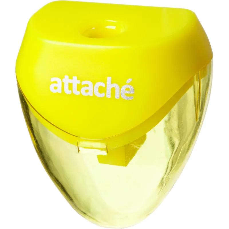 Точилка Attache, 1 отверстие, с контейнером, в ассорт
