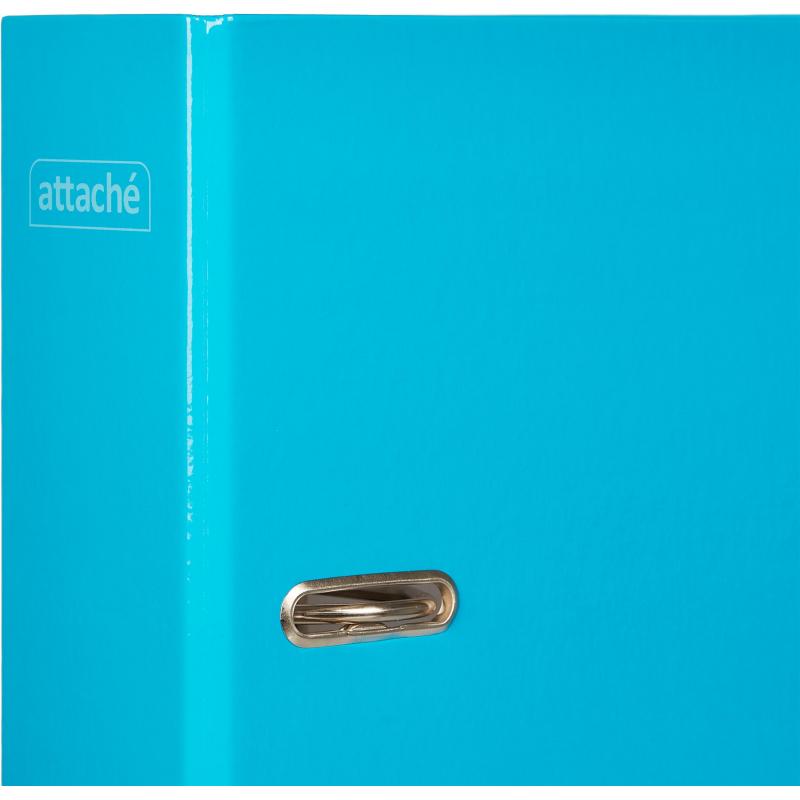 Папка-регистратор Attache Fantasy 75мм ламин.картон голубой, бум/лам.карт