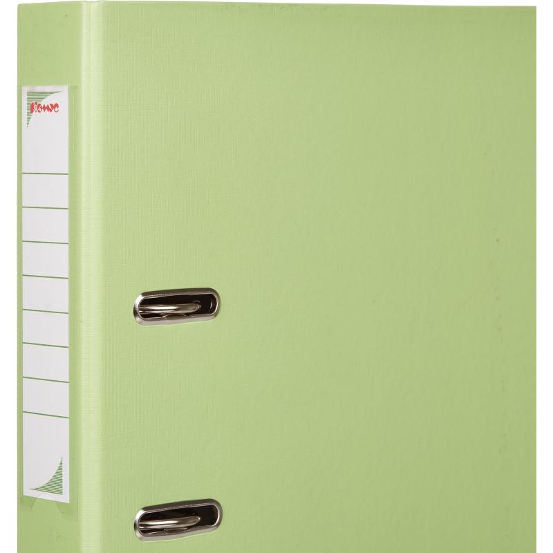 Папка-регистратор Комус Экономи 50мм персидский лайм,ПБП1,карм.кор.,мет.уг