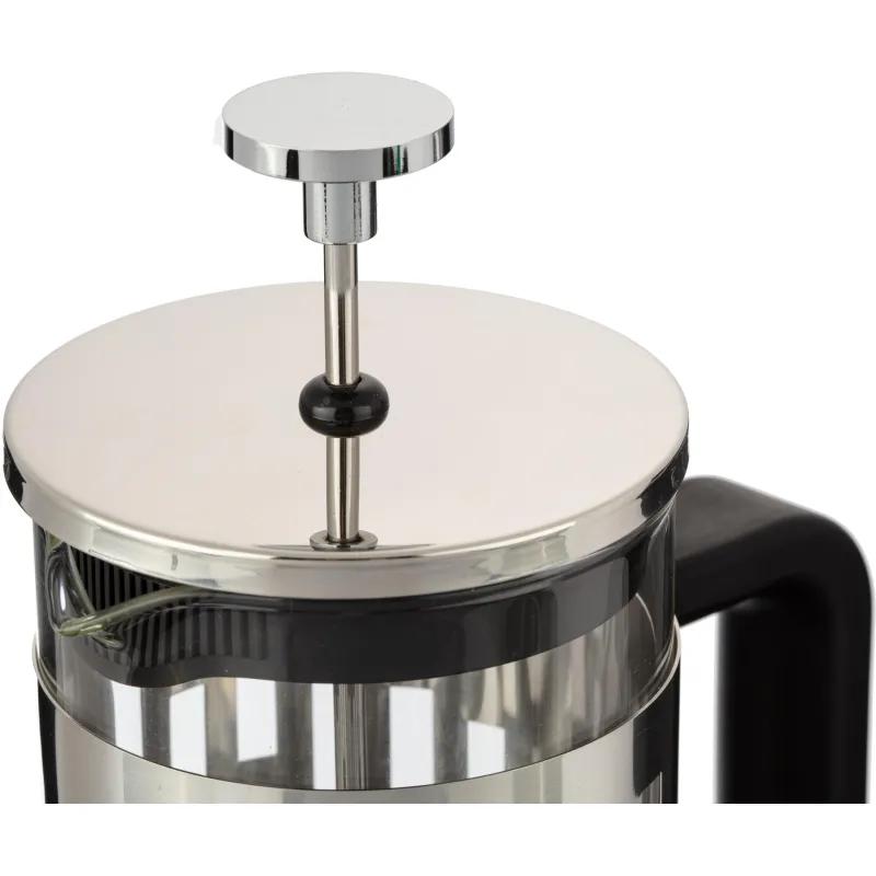 Френч-пресс 600мл Гедуко боросил.стекло, пластик ручка, нерж.сталь (B037)