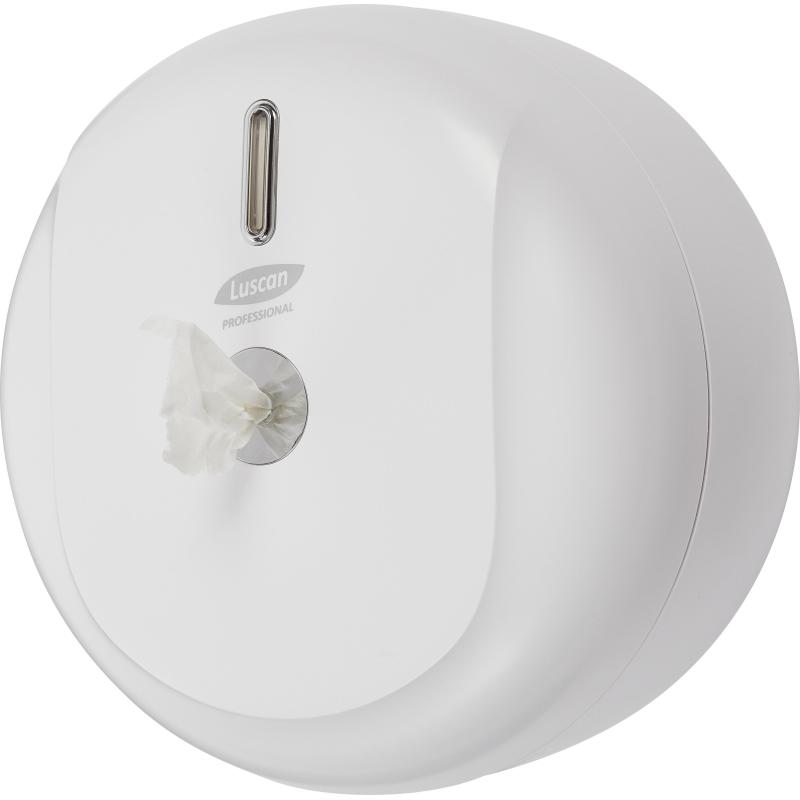 Диспенсер для туалетной бумаги рул Luscan Prof Etalon с ЦВ белый 151066