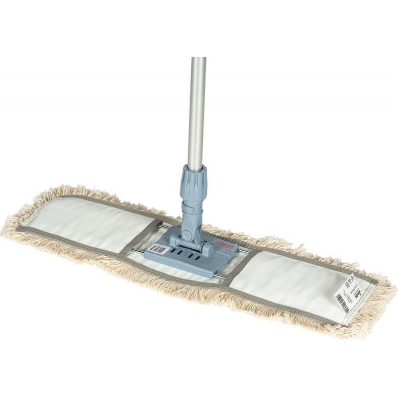 Швабра флаундер д/пола ДастМоп сталь 60х9см c насадкой Vileda 143555