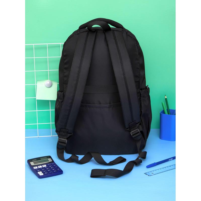 Рюкзак Комус Класс Черный moon, 2 отделения  31.5x15x46