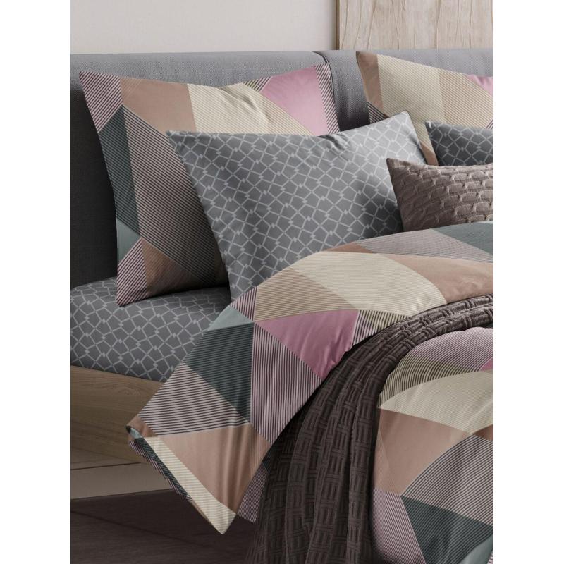 Постельное белье Евро Поплин (нав.70х70-2шт),Cheviot Hills