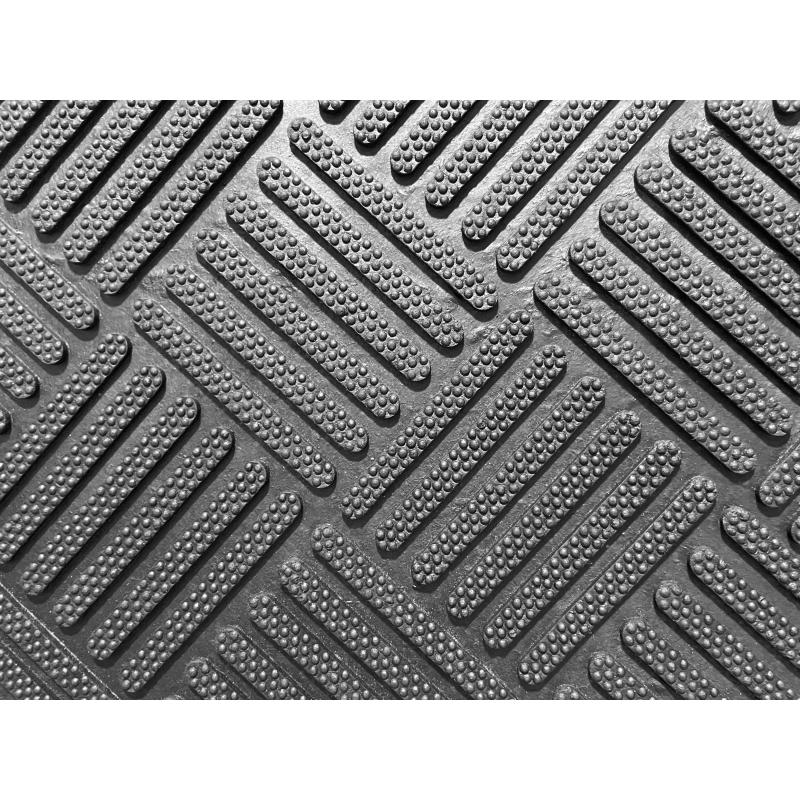 Коврик входной резиновый 90см x 150см х 9мм, шахматы