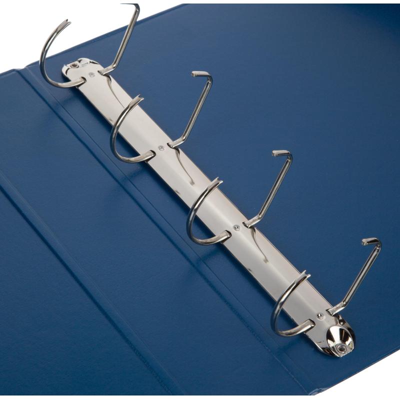 Папка на 4-х кольцах Панорама Attache 75мм синяя