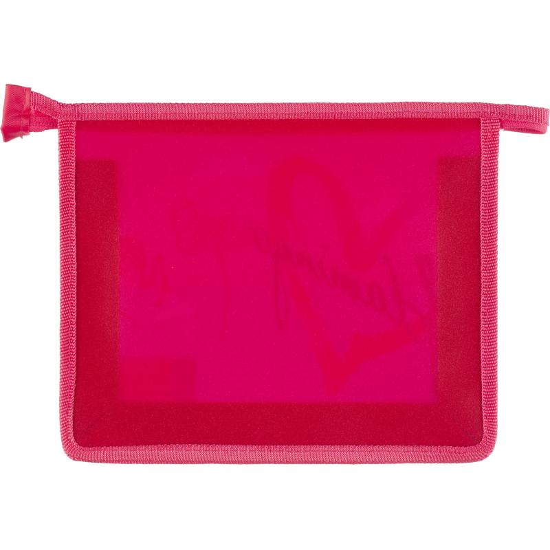 Папка для тетрадей А5 пластиковая, печать на картоне,молния сверху ПМ-А5-29