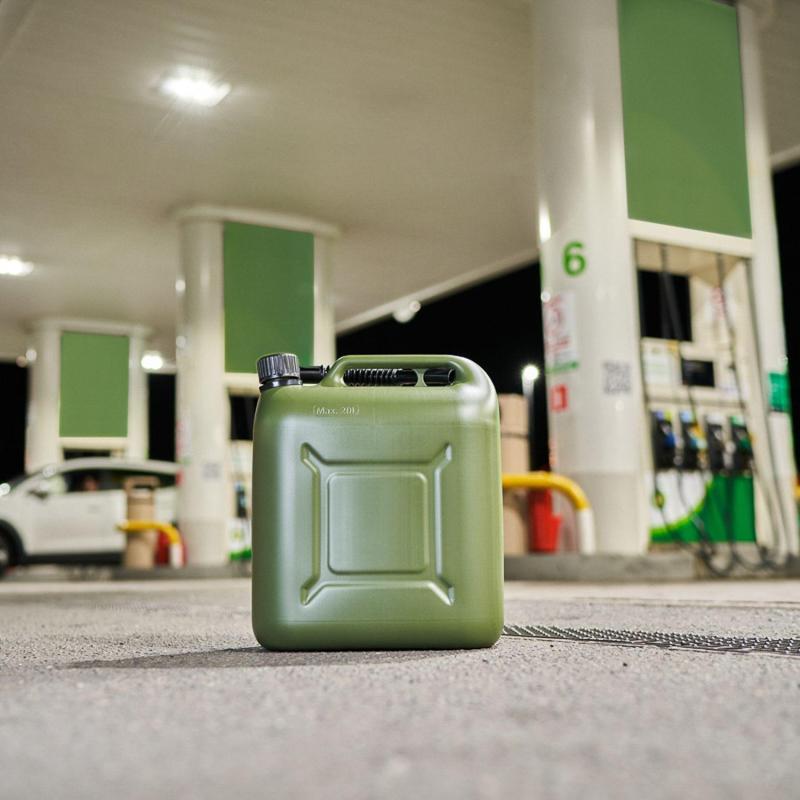 Канистра для ГСМ и тех.жидк., вертик, 20л, пласт, усиленная REXANT 80-0206