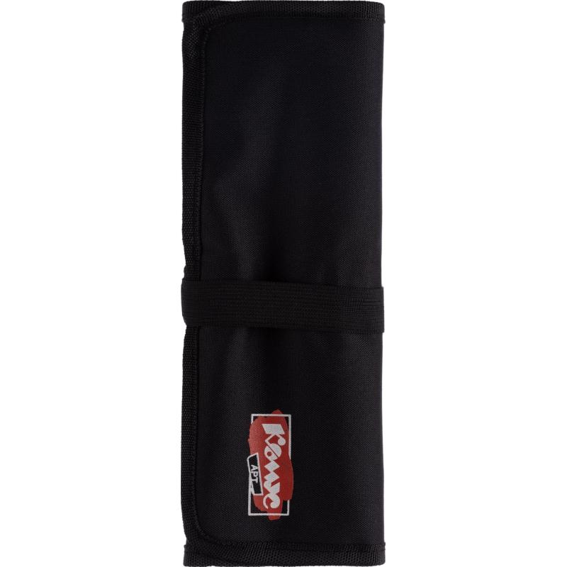 Набор кистей худож Комус Арт,синт.сред.жестк,корот.ручк,черн.пенал,12шт/наб