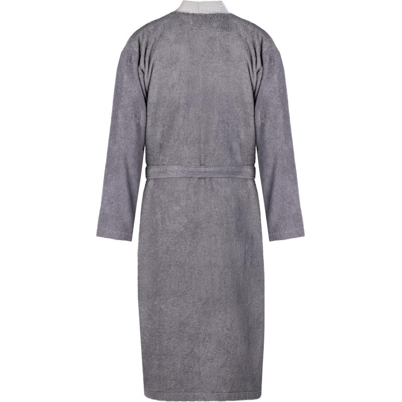 Халат Махровый Мужской  DELRAY Кимоно антрацит, L-XL, 300 гр/м2