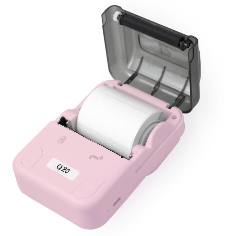 Этикет-принтер Puty Q20 переносной, розовый (Q20 pink)